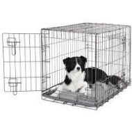 Dogit 2 Door Black Dog Crate - Large