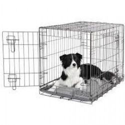 Dogit 2 Door Black Dog Crate - Large