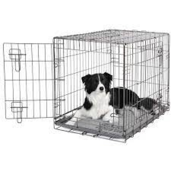 Dogit 2 Door Black Dog Crate - Large Dogit 2 Door Black Dog Crate - Large