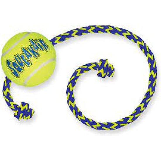 Kong SqueakAir Ball with Rope Kong SqueakAir Ball with Rope