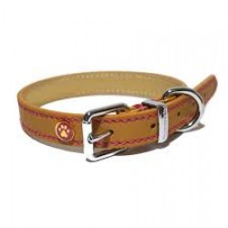 Rosewood Lux Leather Dog Collar