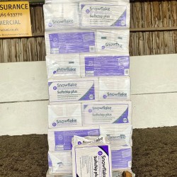 Snowflake Softchip PLUS (£7.26 a bale if you order 40 bales)