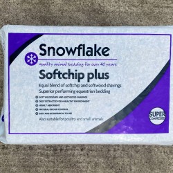 Snowflake Softchip PLUS (£7.26 a bale if you order 40 bales)