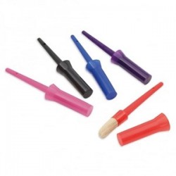 Lincoln Hoof Oil Brush with Cap Various colours