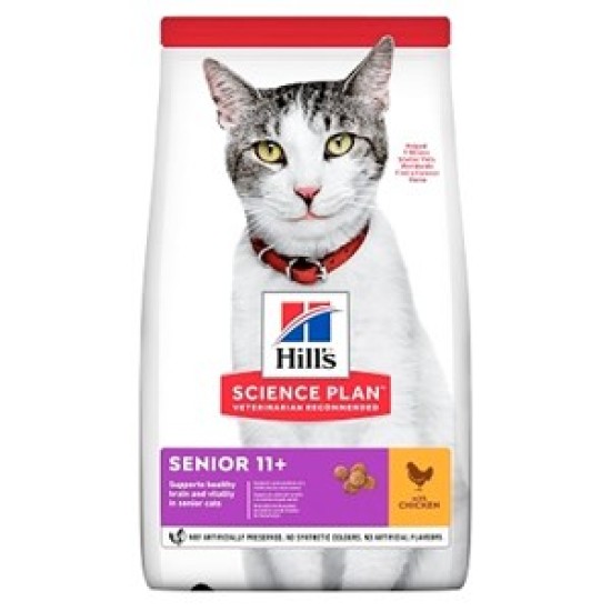 Hills Science Plan Feline Senior Chicken 11+ 1.5kg