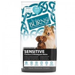 Burns Sensitive with Chicken & Maize Dog Food 12kg