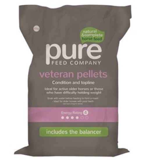 Pure Feed Company Veteran Pellets 15kg Pure Feed Company Veteran Pellets 15kg