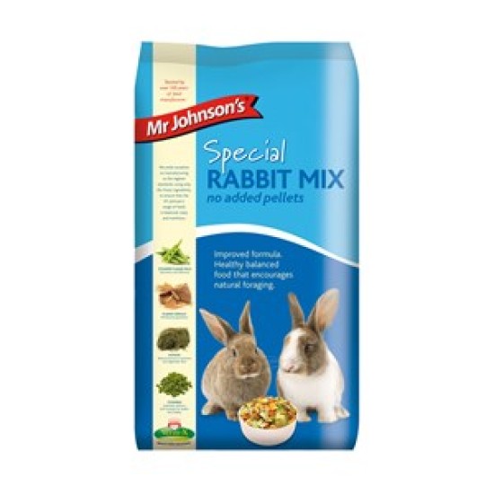 Mr Johnsons Special Rabbit Mix - No Added Pellets 15kg Mr Johnsons Special Rabbit Mix - No Added Pellets 15kg