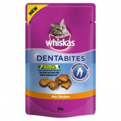 Whiskas Dentabites Salmon 8x50g