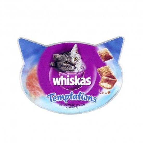 Whiskas Temptations Salmon 8 x 60g Whiskas Temptations Salmon 8 x 60g