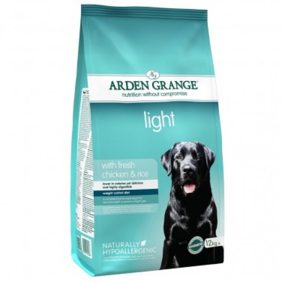Arden Grange Chicken & Rice Light Dog Food 12kg Arden Grange Chicken & Rice Light Dog Food 12kg