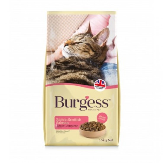 Burgess Adult Cat Rich In Scottish Salmon 10kg Burgess Adult Cat Rich In Scottish Salmon 10kg