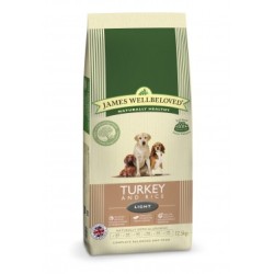 James Wellbeloved Turkey & Rice Light Dog Food 12.5 kg