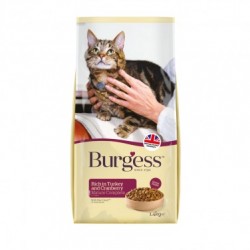 Burgess Turkey & Cranberry Mature Cat Food 1.4kg
