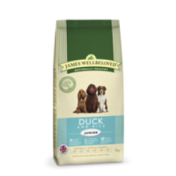 James Wellbeloved Duck & Rice Junior Dog Food 2kg