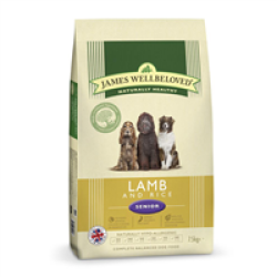 James Wellbeloved Lamb & Rice Senior Dog Food 7.5kg