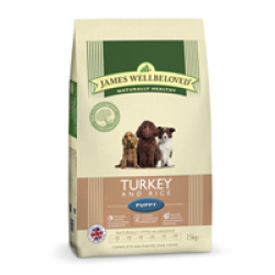 James Wellbeloved Turkey & Rice Puppy Food 7.5kg