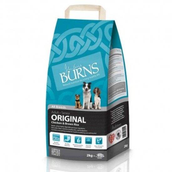 Burns Original with Chicken & Brown Rice Dog Food 2kg Burns Original with Chicken & Brown Rice Dog Food 2kg