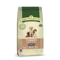 James Wellbeloved Turkey & Rice Light Dog Food 1.5kg