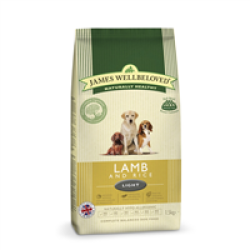 James Wellbeloved Lamb & Rice Light Dog Food 1.5kg