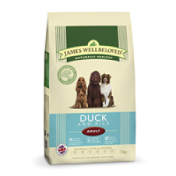 James Wellbeloved Duck & Rice Adult Dog Food 7.5kg