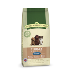 James Wellbeloved Turkey & Rice Puppy Food 2kg