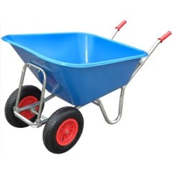 Twin Wheel Wheelbarrow 200L