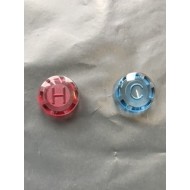 Hot or Cold Plastic Coloured Tap Cap