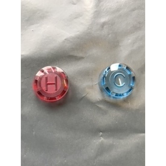 Hot or Cold Plastic Coloured Tap Cap Hot or Cold Plastic Coloured Tap Cap