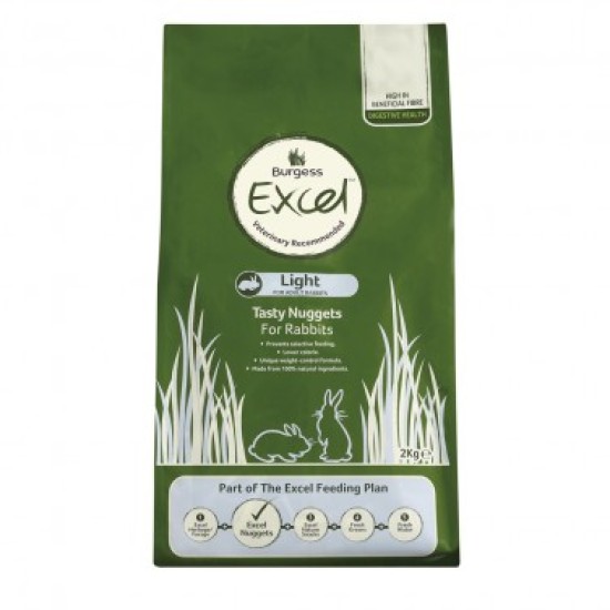 Burgess Excel Rabbit Light Nuggets 2kg