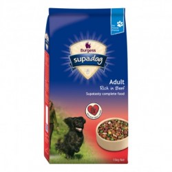 Burgess Supadog Adult with Tasty Beef 12.5kg 