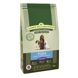 James Wellbeloved Grain Free Fish & Vegetable Senior Dog Food 10 kg