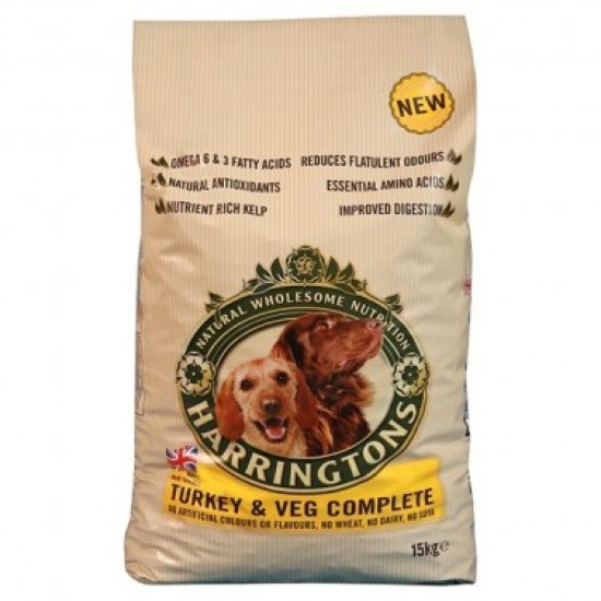 Harringtons Turkey & Vegetables Dog food 15kg Harringtons Turkey & Vegetables Dog food 15kg