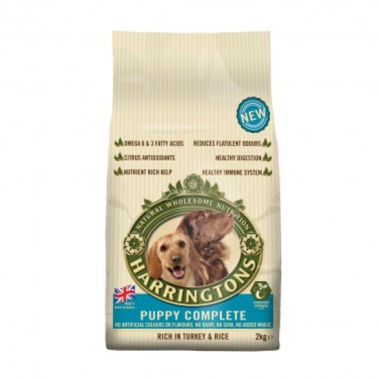 Harringtons Puppy Turkey & Rice Food 4 x 2kg Harringtons Puppy Turkey & Rice Food 4 x 2kg