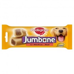 Pedigree Jumbone Medium Beef & Poultry 2 Chews 12 pack