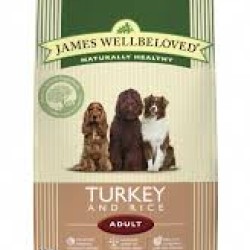 James Wellbeloved Turkey & Rice Adult Dog Food 15kg