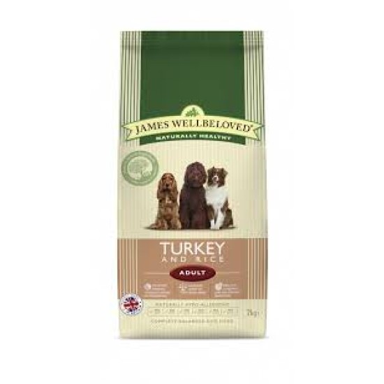 James Wellbeloved Turkey & Rice Adult Dog Food 15kg James Wellbeloved Turkey & Rice Adult Dog Food 15kg