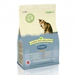 James Wellbeloved Adult Cat Hairball Turkey 300g