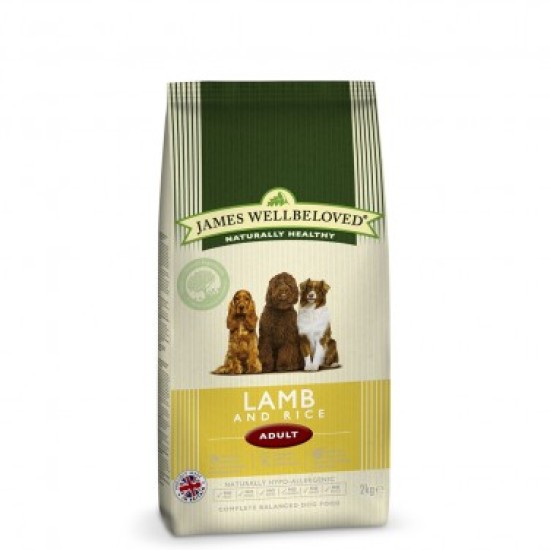 James Wellbeloved Lamb & Rice Adult Dog Food 2kg James Wellbeloved Lamb & Rice Adult Dog Food 2kg