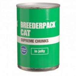 Breederpack Supreme Chunks Cat in Jelly Tins 12 x 400 g