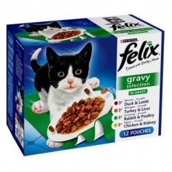 Felix Pouch Gravy Selection 4x12x100g