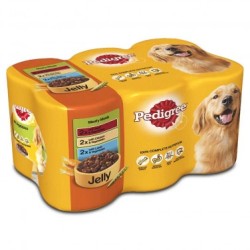 Pedigree Tins Meaty Meals 4x6x400g