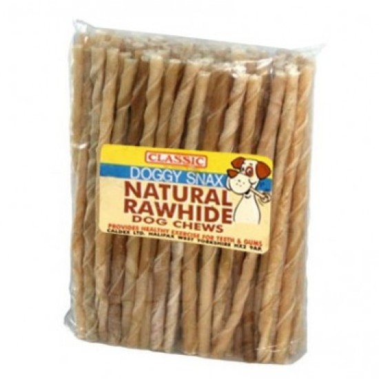 Classic Rawhide Twists 100x5" (9-10mm) Classic Rawhide Twists 100x5" (9-10mm)