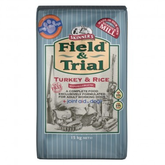 Skinners Field & Trial Turkey & Rice 15kg Skinners Field & Trial Turkey & Rice 15kg