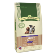 James Wellbeloved Turkey & Rice Small Senior Dog Food 7.5 kg