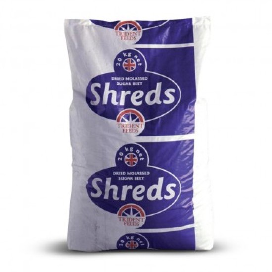 Trident Sugar Beet Shreds (Molassed) 20kg Trident Sugar Beet Shreds (Molassed) 20kg