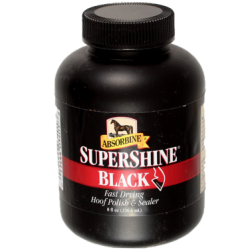 Absorbine SuperShine Hoof Polish & Sealer Black 237 ml