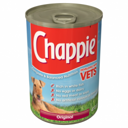 Chappie Original Dog Food Tins 12x412g