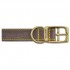 Ancol Timberwolf Sable Leather Dog Collar