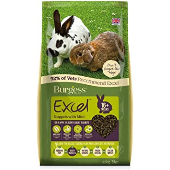 Burgess Excel Rabbit Nuggets 10kg Burgess Excel Rabbit Nuggets 10kg